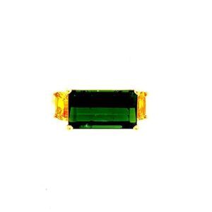 Natural Tourmaline Diamond Ring Size 7 14 Gold 7.03 TCW Certified $6,490 219226